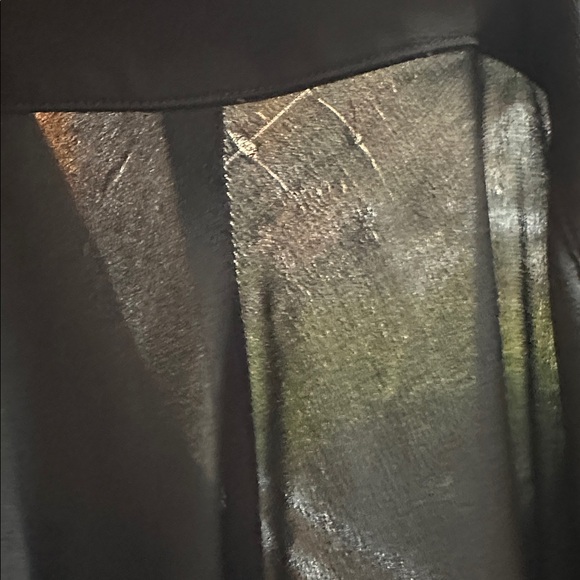 Vintage Spencer Jeremy 100% Silk Pull on Elastic Waist Midi Skirt - Picture 5 of 10